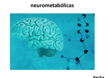 Actualización en Enfermedades Neurometabólicas. Jornada online.